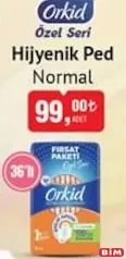 ORKİD HİJYENİK PED NORMAL 36'LI